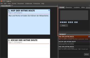 Abbildung 5: Karteikarten, deren Reihenfolge Sie per Drag&nbsp;&amp;&nbsp;Drop anpassen, repr&auml;sentieren die einzelnen Szenen und nehmen bei Bedarf Notizen auf. 