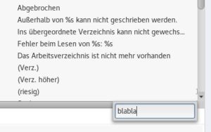 Abbildung 5: Die Suche greift ins Leere, wenn der Fokus auf der oberen Übersicht liegt.