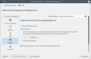 Abbildung 6: Wie regelmäßig wollen Sie sichern? Tägliche oder wöchentliche Backups sind üblich.