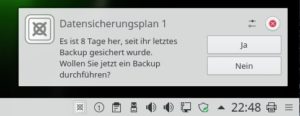 Abbildung 7: Kup entdeckt den Backup-Datenträger.