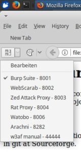 Abbildung 3: Die für einige Anwendungen erforderlichen Proxy-Dienste bringt Dojo in Form von Firefox-Addons vorkonfiguriert mit.