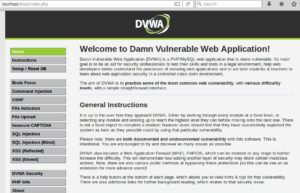 Abbildung 4: Mit DVWA verschaffen Sie sich einen ersten Überblick über Angriffsszenarien.