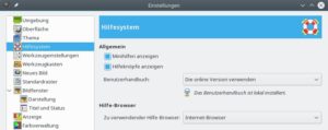 Abbildung 2: Online oder offline? Das Gimp-Benutzerhandbuch gibt es im WWW oder &uuml;ber den Hilfe-Browser. 