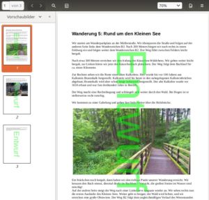 Abbildung 6: In LibreOffice Writer ist es m&ouml;glich, beim Exportieren ins PDF-Format ein Wasserzeichen ins Dokument einzuf&uuml;gen. An der Schriftfarbe l&auml;sst sich aber nichts drehen. 