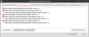 Abbildung 3: Tuxedo integriert eigene Paketquellen ins System. Daraus stammen sowohl die Firmware für den Intel-Chipsatz als auch ein optimierter Kernel.
