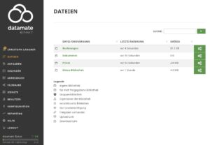 Abbildung 4: Über das Cockpit steuern Sie zentral alle Funktionen des Home-Servers. Hier das Backend der Open-Source File-Sync-Software Seafile.