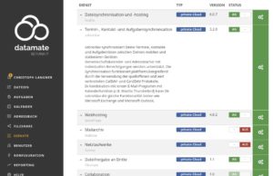 Abbildung 5: Bei Bedarf lassen sich über Cockpit die einzelnen Funktionen des Servers per Mausklick hinzuschalten und konfigurieren.