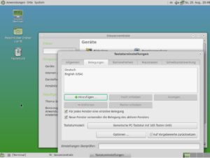 Abbildung 6: Die Tastaturbelegung stellen Sie über Desktop-Werkzeuge oder die <code>/etc/rc.conf</code> ein.
