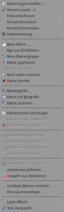 Abbildung 5: Neue Funktionen, insbesondere für die Farbverwaltung, finden sich nun auch im Kontextmenü.