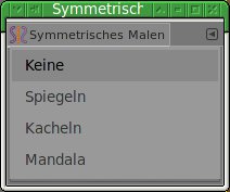 Abbildung 6: Neu ist auch das <span class="ui-element">Symmetrische Malen</span>, das verschiedene Varianten unterstützt.