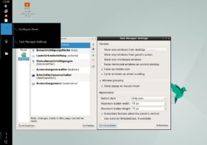 Abbildung 8: Der bereits benutzbare und als eigenes Installations-Image vorliegende Nachfolger LXQt gleicht oberflächlich KDE und ahmt sogar dessen passive Benachrichtigungsdialoge in der rechten unteren Bildschirmecke nach.