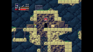 Hinter mit einem Diskettensymbol gekennzeichneten Türen befinden sich Ruheräume, in denen der Spieler speichern und teilweise auch die Lebensenergie wieder aufladen kann.