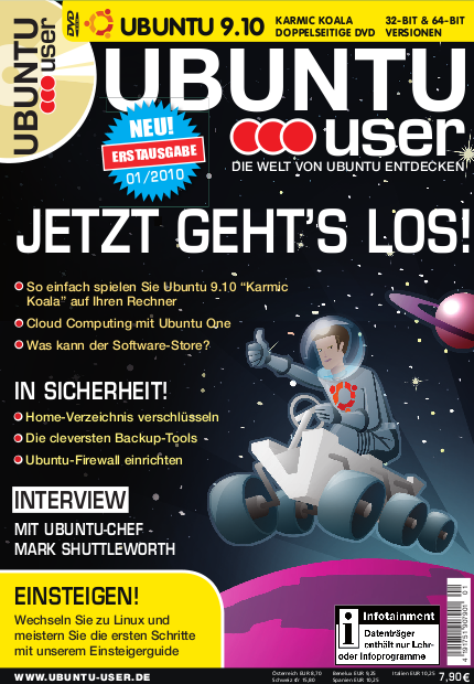 Heftcover Ubuntu User 01/2010