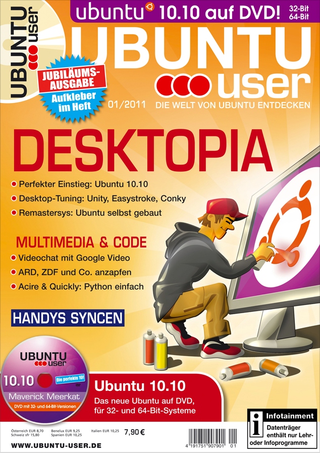 Heftcover Ubuntu User 01/2011