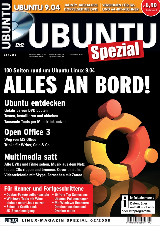Heftcover Ubuntu User 02/2009