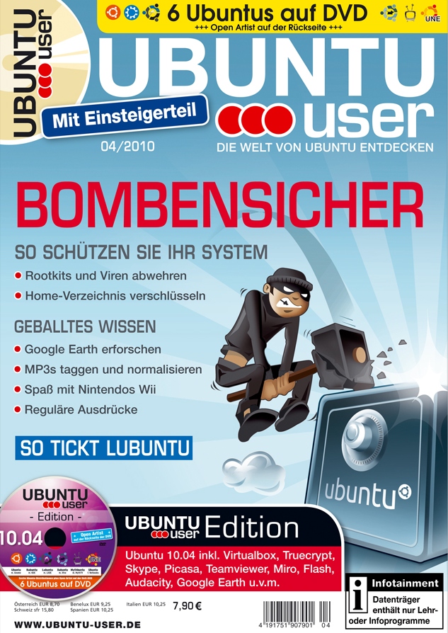 Heftcover Ubuntu User 04/2010