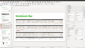 Die neuen Varianten der Navigation Bar (Quelle: Document Foundation)
