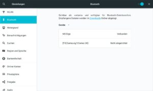 Abbildung 1: Gnome bindet Eingabeger&auml;te via Bluetooth-Funk ohne Schwierigkeiten in das System ein.