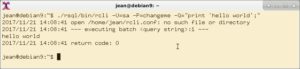 Abbildung 2: Ein "hello, world" als Datenbank-Query via RSQL.