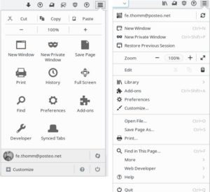 Abbildung 6: Das Hauptmenü gestalteten die Entwickler übersichtlicher: Anstatt großer Icons gibt es nun kleine Icons und Text.