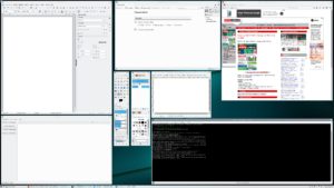 Abbildung 1: Ein 4k-Display zeigt zwar eine beeindruckende Aufl&ouml;sung, f&uuml;r die allt&auml;gliche Arbeit sind viele Bildschirmelemente aber schlicht zu klein. 