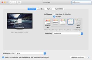 Abbildung 2: Das HiDPI-Prinzip kommt von Apple: Das Display l&auml;uft in der nativen Aufl&ouml;sung, das Betriebssystem skaliert die UI-Elemente aber hoch. 