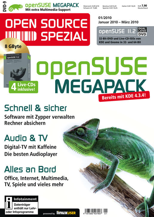 Heftcover Open Source Spezial 01/2010