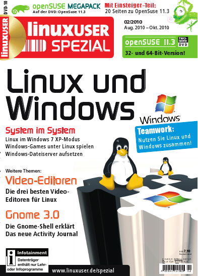 Heftcover LinuxUser Spezial 02/2010