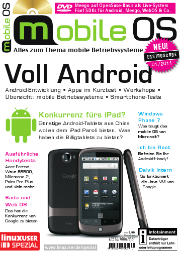 Heftcover LinuxUser Spezial 01/2011