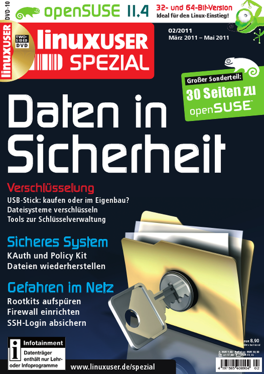 Heftcover LinuxUser Spezial 02/2011