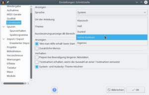 Abbildung 1: Die neuen Themes erreichen Sie im Einstellungsdialog der Software.