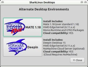 Abbildung 3: Durch ein kleines Fenster werden Desktop und Kernel aktualisiert.
