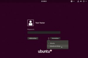 Abbildung 3: Mit Wayland kommt Teamviewer noch nicht zurecht: Auf dem gesteuerten Rechner muss der klassische X-Server laufen.