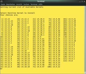 Abbildung 5: Sharklinux gestattet die Installation zus&auml;tzlicher, sowohl neuerer als auch &auml;lterer Kernel.