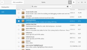 Abbildung 5: Über das Paketmanagementwerkzeug Pamac installieren Sie AUR-Pakete über eine grafische Oberfläche komplett automatisiert.