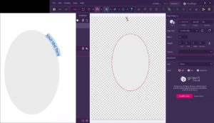 Abbildung 2: Beim Speichern als SVG aus dem Gravit Designer gehen wichtige Informationen unwiederbringlich verloren. Links das mit der Applikation erzeugte Original.