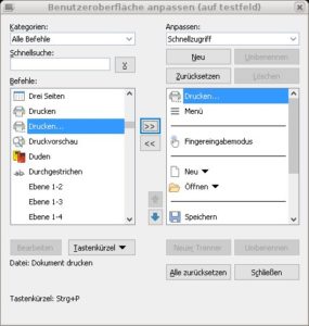 Abbildung 3: &Uuml;ber eine gesonderte Leiste greifen Sie direkt auf h&auml;ufig ben&ouml;tigte Funktionen zu.