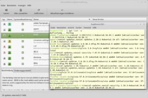 Abbildung 8: Das Shell-Kommando und die Linux-Mint-Aktualisierungsverwaltung sind sich einig, was die neuen Paketversionen betrifft.