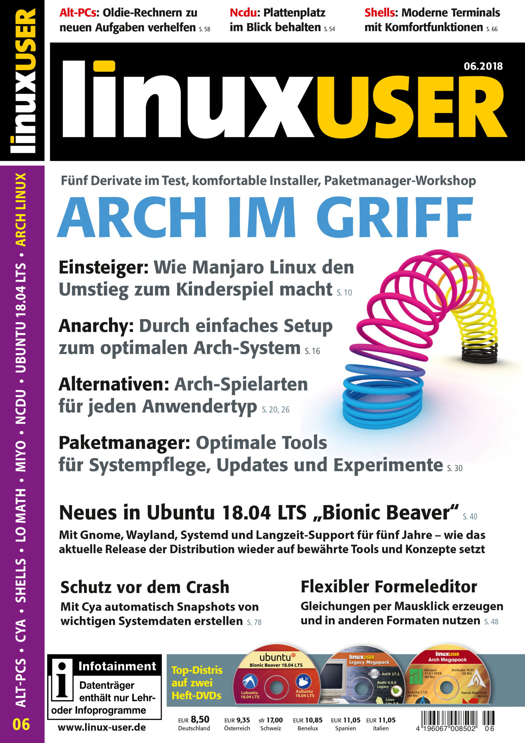 Heftcover LinuxUser 06/2018