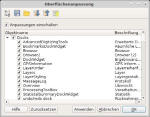Abbildung 2: In einem Dialog aktivieren beziehungsweise deaktivieren Sie die Bedienelemente.