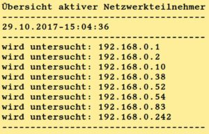 Abbildung 8: Mit dem Shell-Skript <code>generalinventur.sh</code> sammeln Sie wichtige Daten über das Netzwerk in einer Log-Datei, die Sie anschließend in Ruhe auswerten.