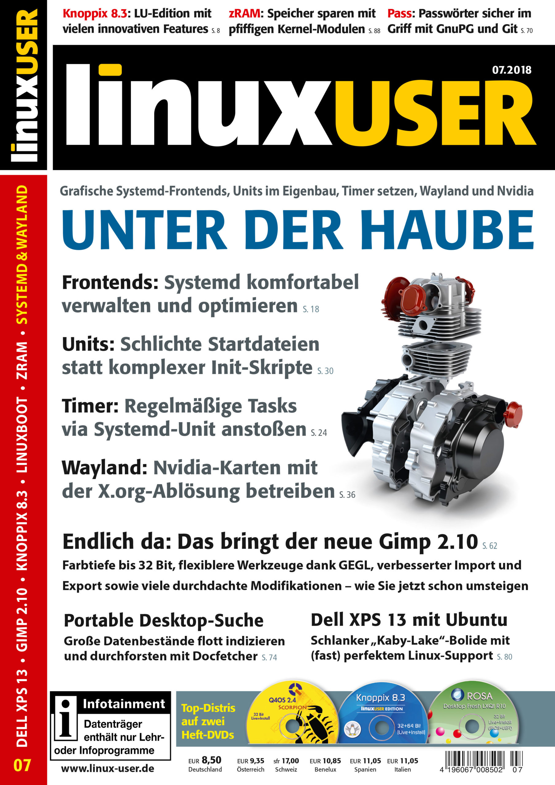 Heftcover LinuxUser 07/2018