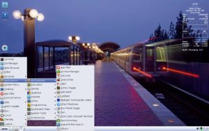 Abbildung 1: Das auf Debian "Stable" basierende AntiX Linux nutzt als Desktop den ressourcenschonenden IceWM.