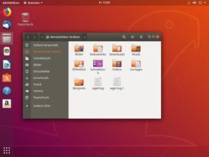 Abbildung 1: Ubuntus "neuer" Gnome-Desktop unterscheidet sich optisch kaum von der hauseigenen Variante Unity.