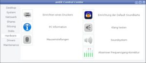 Abbildung 2: Das griechische Debian-Derivat hat auch ein eigenes Kontrollzentrum.