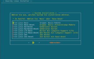 Abbildung 3: Im Advanced-Modus bietet Anarchy für fortgeschrittene Anwender noch weitere Möglichkeiten, das System individuell zu gestalten.