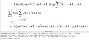Abbildung 4: Ist LibreOffice Math nicht in der Lage, Ausdr&uuml;cke korrekt zu erkennen, zeigt es Fehler in Form eines umgedrehten roten Fragezeichens an.