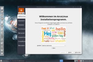 Abbildung 5: ArcoLinux bietet einen grafischen, aber funktionell eingeschr&auml;nkteren Installer auf Calamares-Basis.