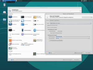 Abbildung 7: Xubuntu gilt als die umfangreichste der kleinen Desktop-Umgebungen. Sein Einstellungszentrum (im Bild die Maus- und Touchpad-Einstellungen) braucht sich vor der Konkurrenz unter KDE KDE oder Gnome nicht zu verstecken.