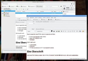 Abbildung 8: Der HTML-Editor von Thunderbird bietet &auml;hnliche Funktionen wie eine einfache Textverarbeitung.